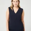 Online Marina Rinaldi Triacetate top MIDNIGHTBLUE