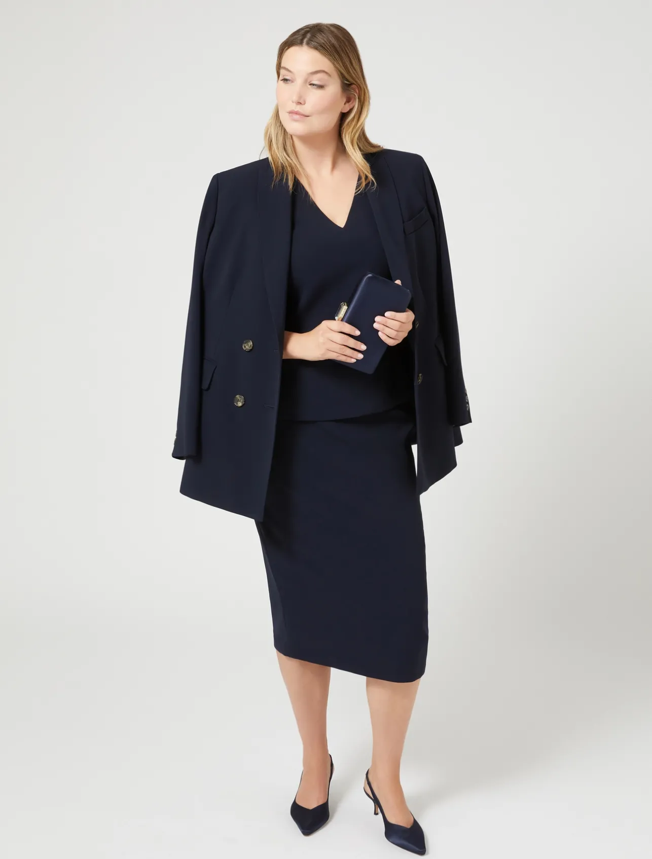 Online Marina Rinaldi Triacetate top MIDNIGHTBLUE