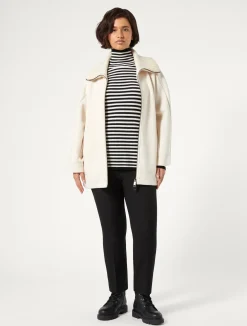 Fashion Marina Rinaldi Trousers in viscose blend twill BLACK