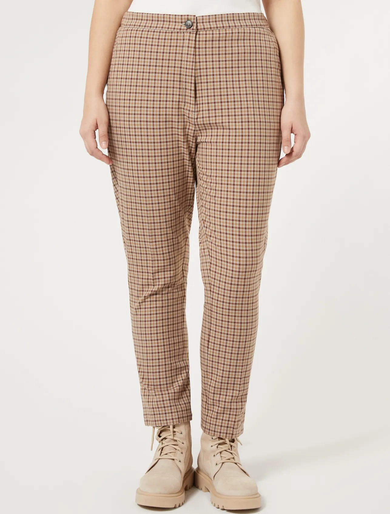 Hot Marina Rinaldi Trousers in viscose blend twill PINK