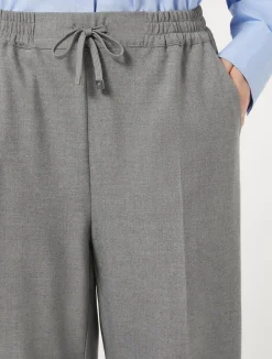 Fashion Marina Rinaldi Trousers in viscose blend twill MEDIUMGREY