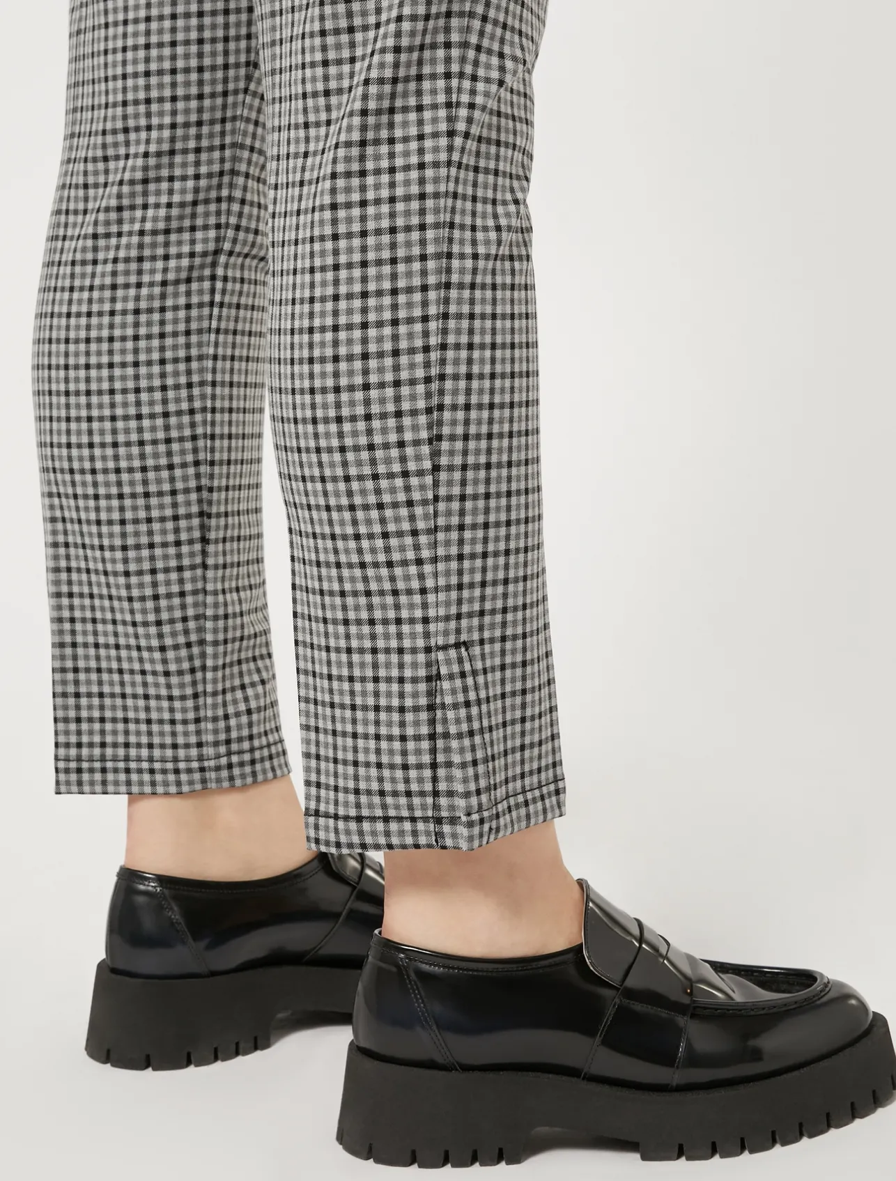 Discount Marina Rinaldi Trousers in viscose blend twill BLACK