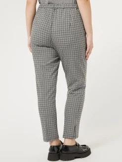 Discount Marina Rinaldi Trousers in viscose blend twill BLACK