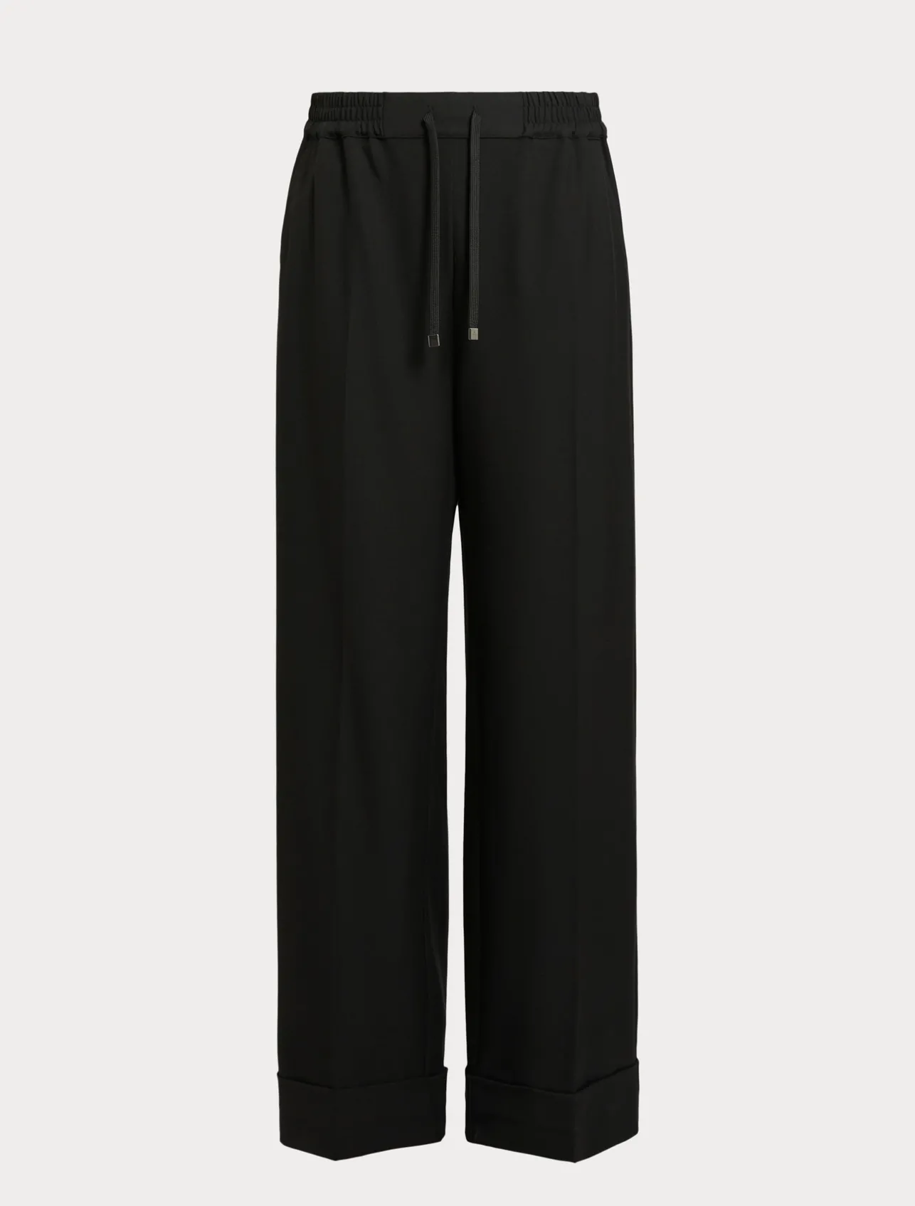New Marina Rinaldi Trousers in viscose blend twill BLACK