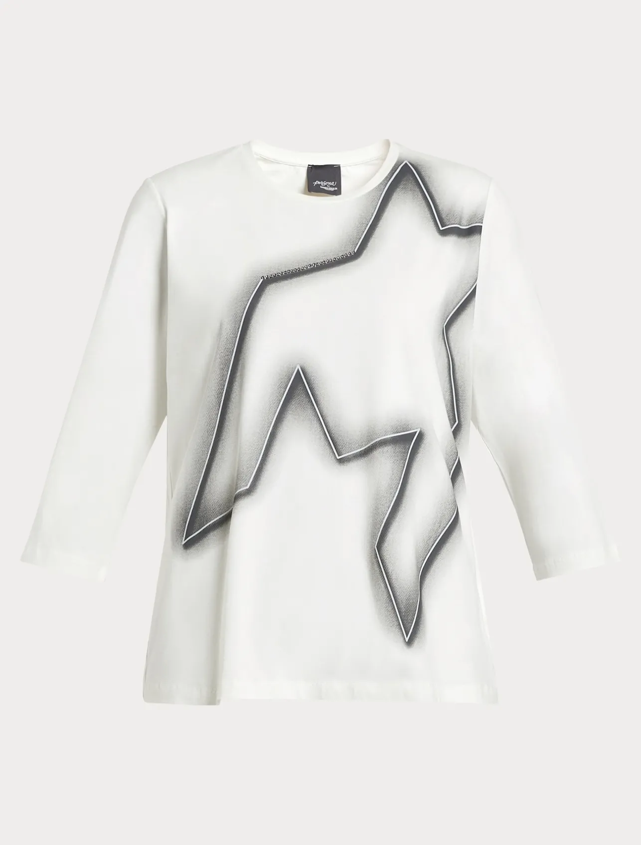 New Marina Rinaldi T-shirt in stretch cotton jersey WHITE