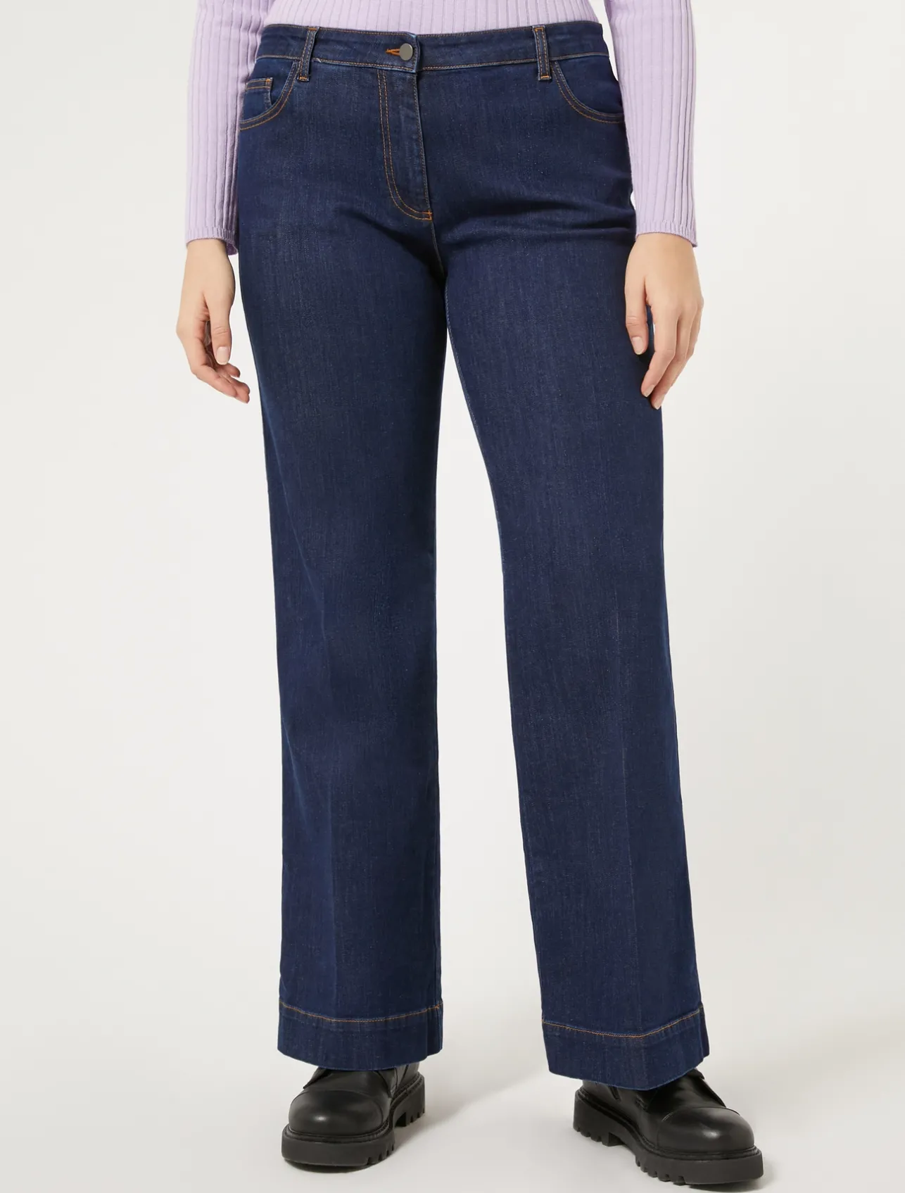 Online Marina Rinaldi Twill denim jeans MIDNIGHTBLUE