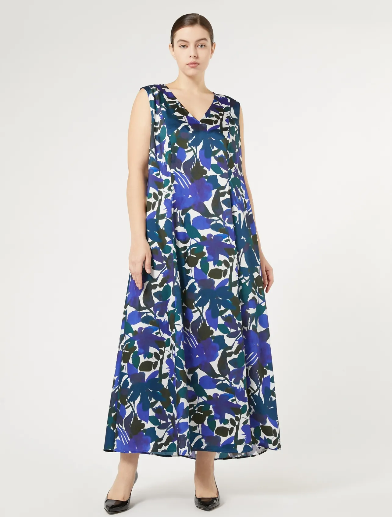 Clearance Marina Rinaldi Twill dress BLACK
