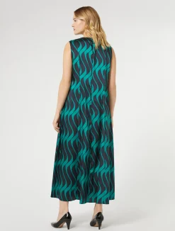 Online Marina Rinaldi Twill dress ULTRAMARINE