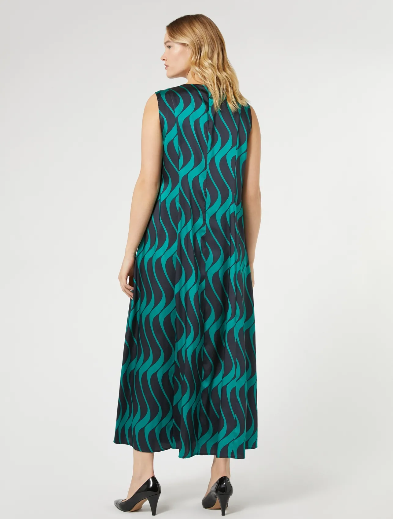Online Marina Rinaldi Twill dress ULTRAMARINE