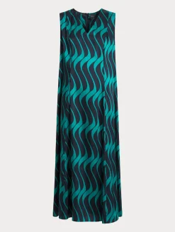 Online Marina Rinaldi Twill dress ULTRAMARINE