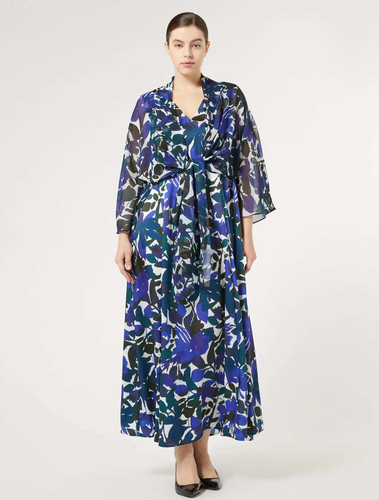 Clearance Marina Rinaldi Twill dress BLACK