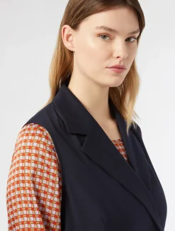 Hot Marina Rinaldi Twill gilet MIDNIGHTBLUE