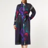 Clearance Marina Rinaldi Twill shirt dress BLACK