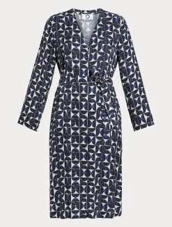Sale Marina Rinaldi Twill shirt dress ULTRAMARINE