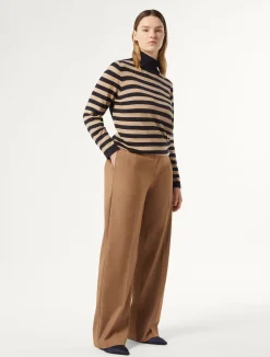 New Marina Rinaldi Twill trousers HAZELNUTBROWN