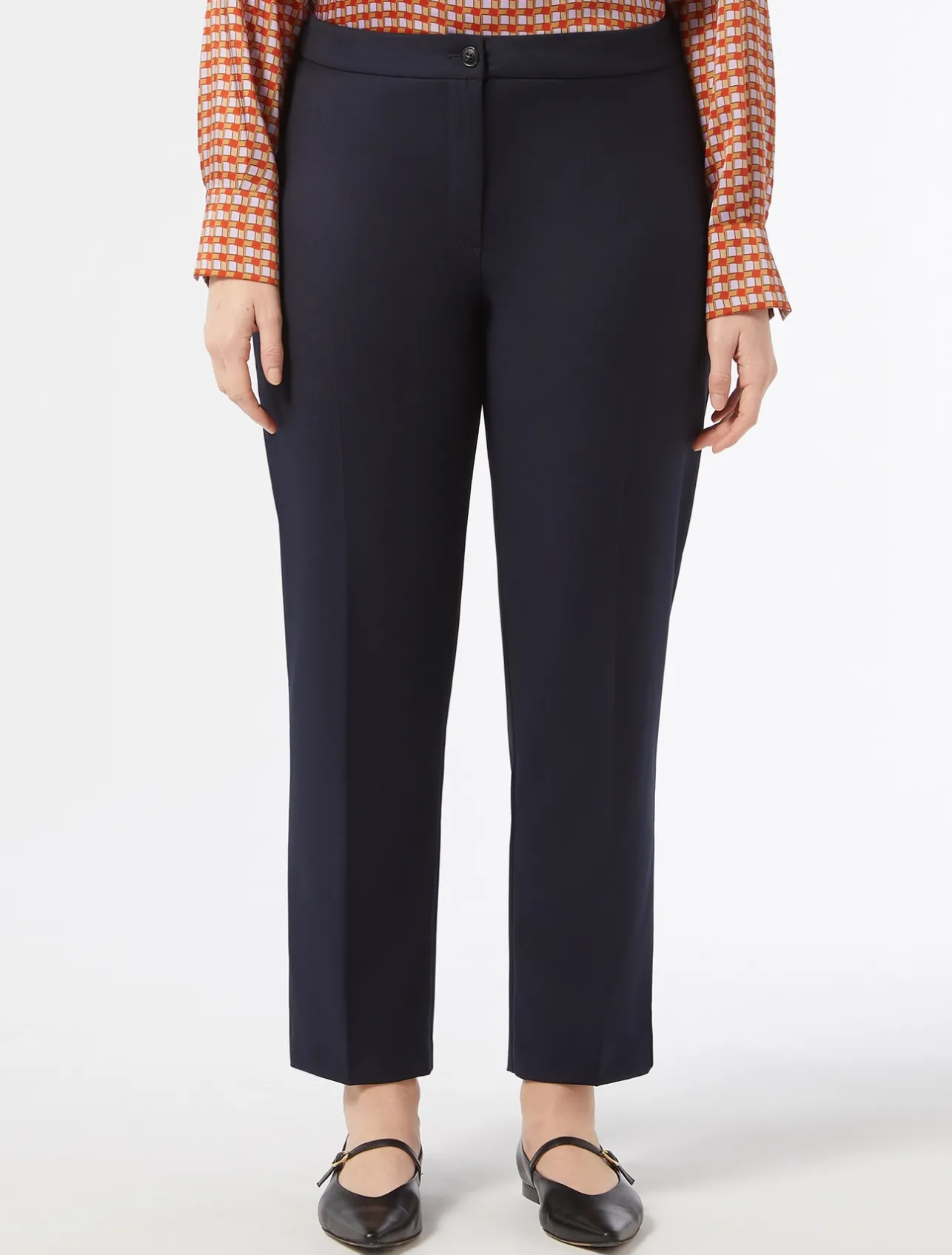 Clearance Marina Rinaldi Twill trousers MIDNIGHTBLUE