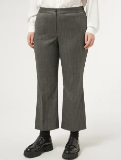 Online Marina Rinaldi Twill trousers MEDIUMGREY