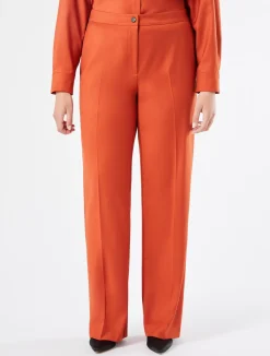 Sale Marina Rinaldi Twill trousers RUST