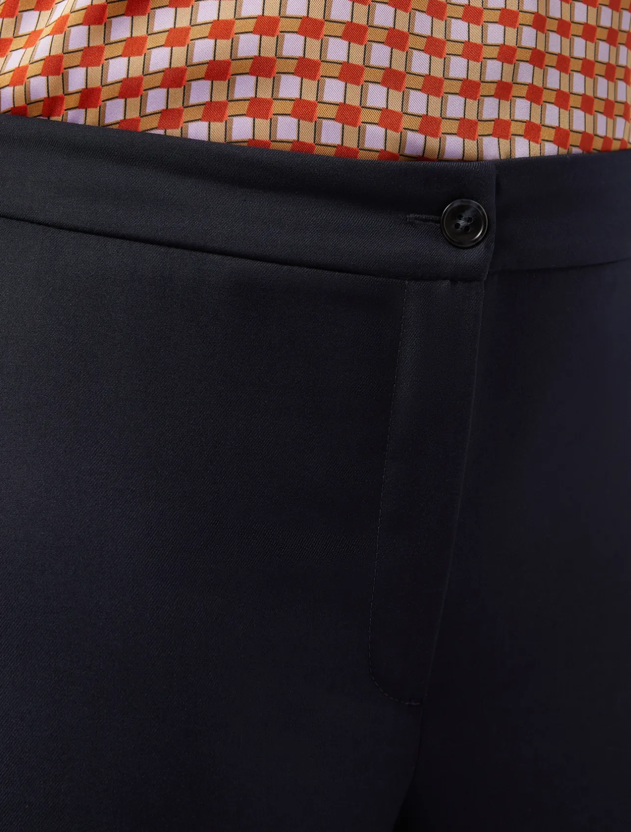 Clearance Marina Rinaldi Twill trousers MIDNIGHTBLUE