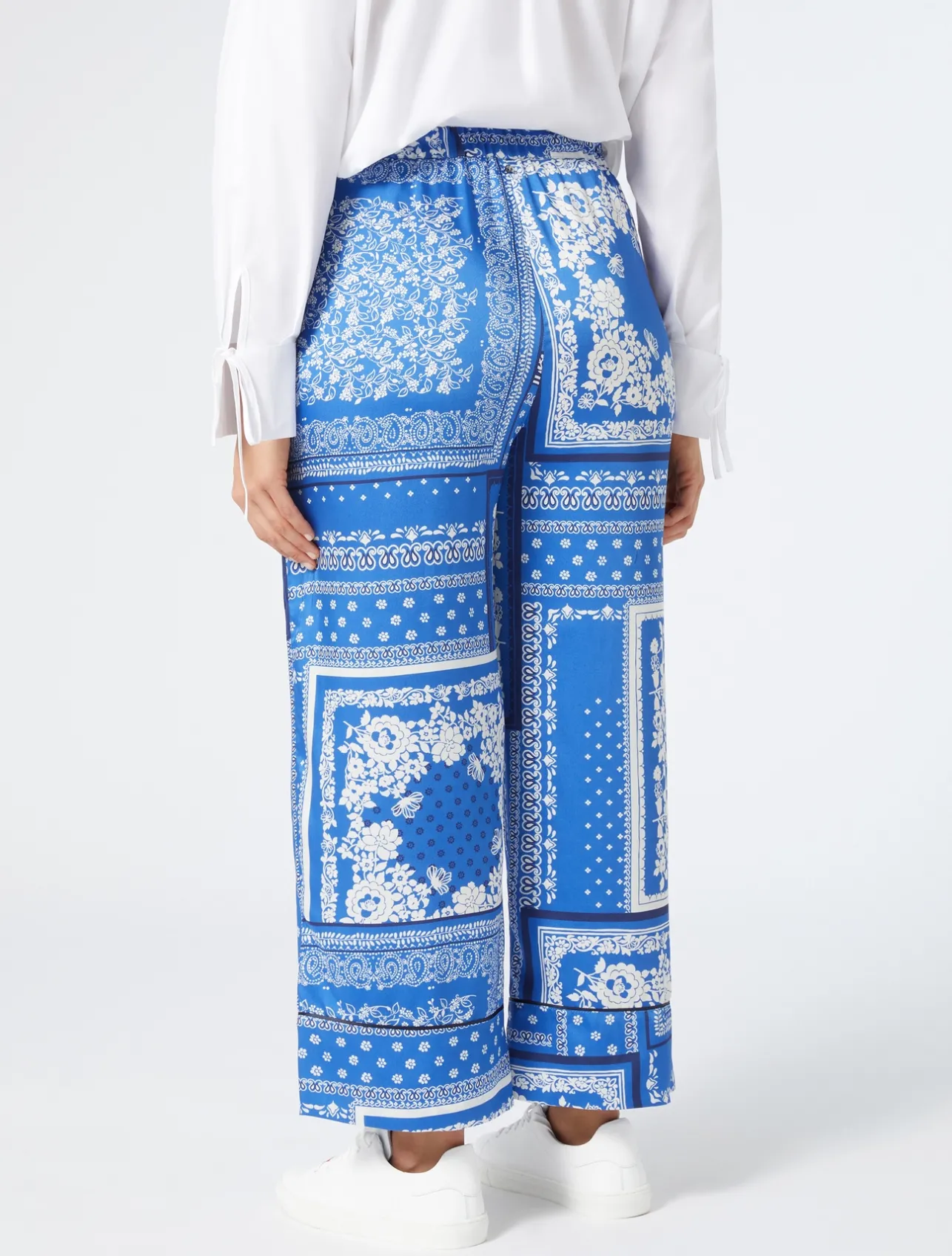 Sale Marina Rinaldi Twill trousers LIGHTBLUE