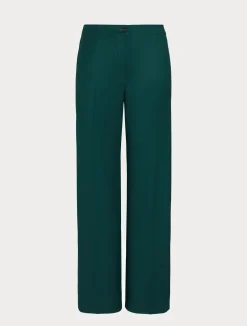 Online Marina Rinaldi Twill trousers DARKGREEN