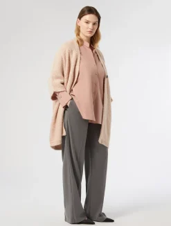Fashion Marina Rinaldi Twill trousers MEDIUMGREY