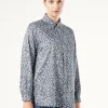 Outlet Marina Rinaldi Twill tunic LIGHTBLUE