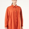 Discount Marina Rinaldi Twill tunic RUST