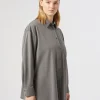 Best Marina Rinaldi Twill tunic MEDIUMGREY