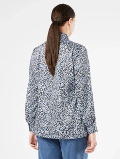 Outlet Marina Rinaldi Twill tunic LIGHTBLUE