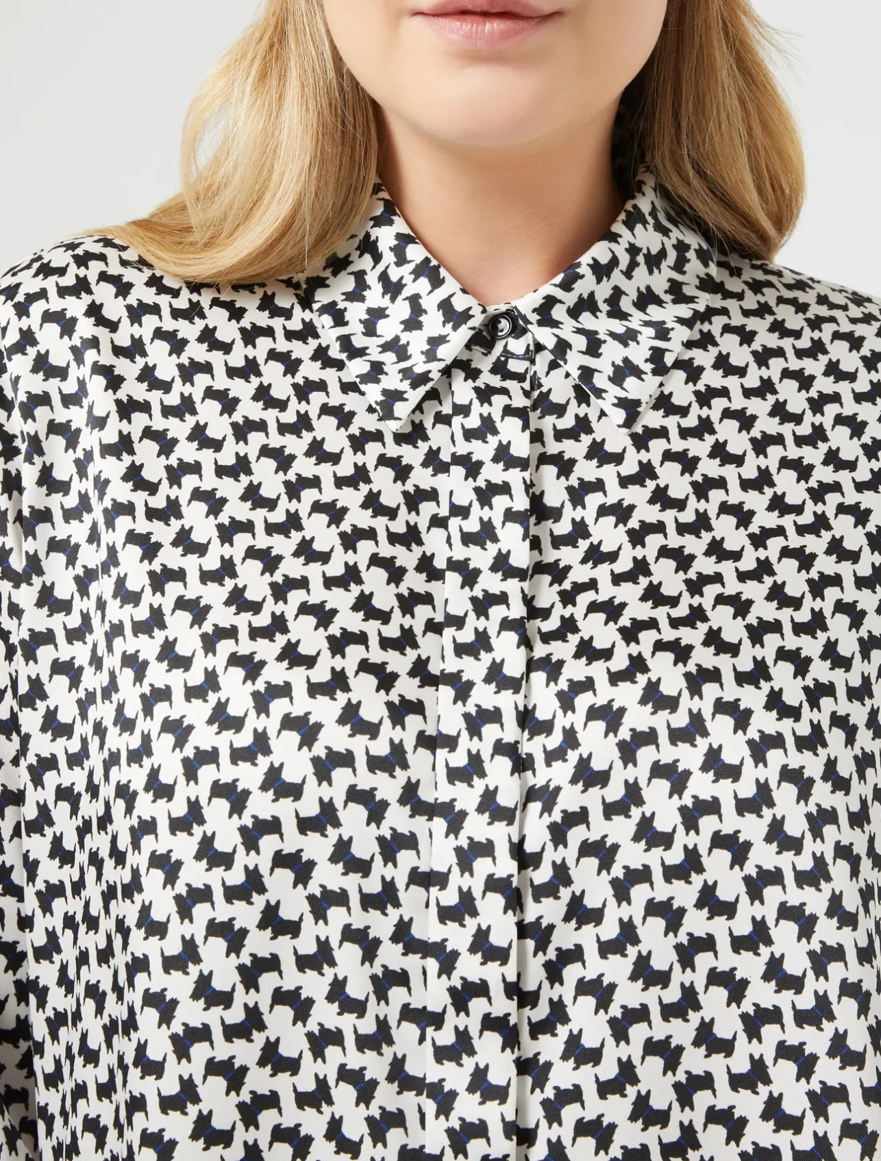 Sale Marina Rinaldi Twill tunic WHITE