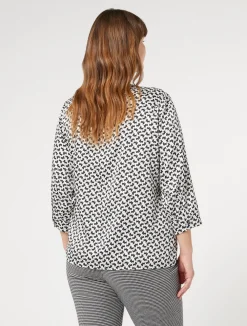 Clearance Marina Rinaldi Twill tunic WHITE