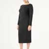 Sale Marina Rinaldi Two-way stretch jersey dress DARKGREY