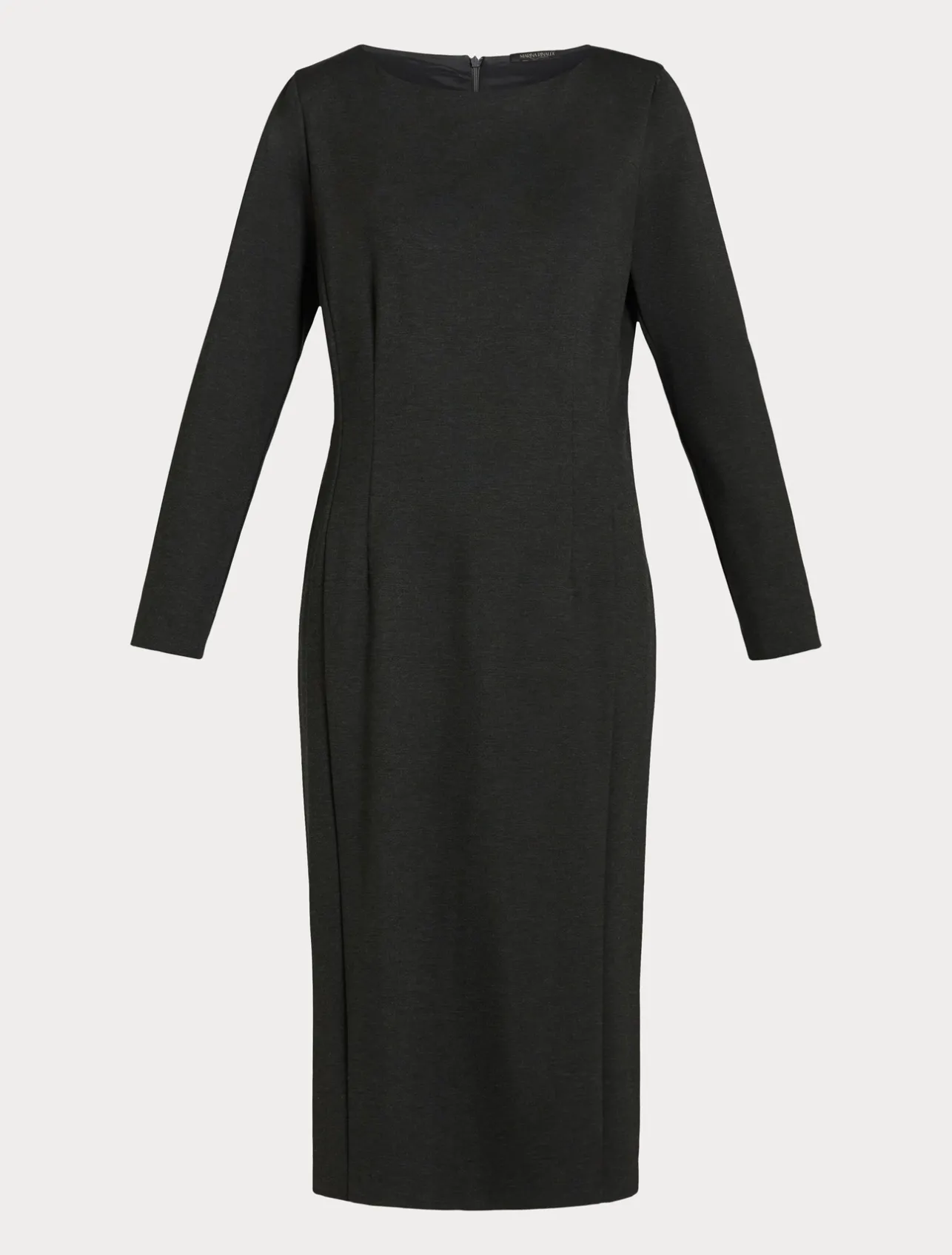 Sale Marina Rinaldi Two-way stretch jersey dress DARKGREY