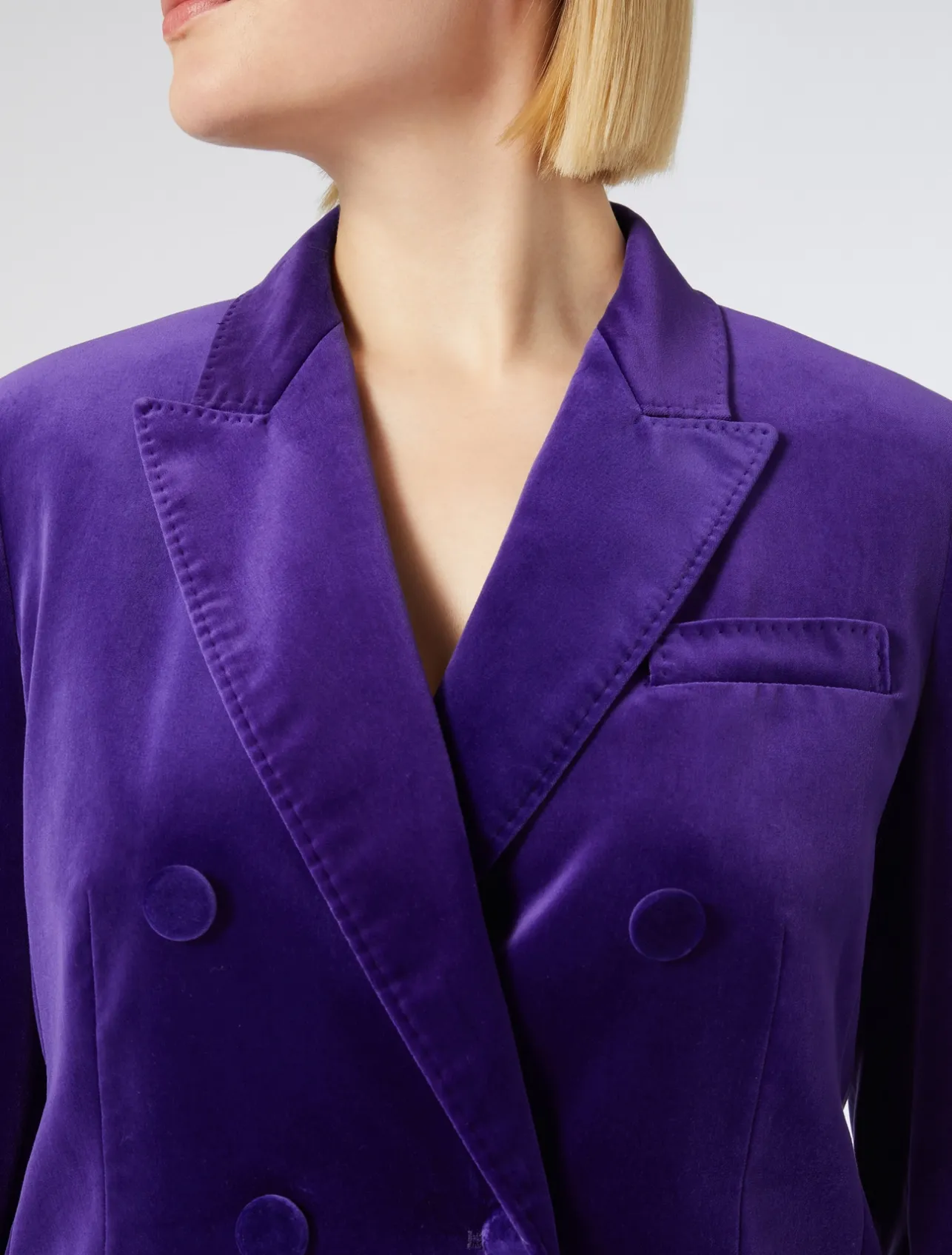 Clearance Marina Rinaldi Velvet blazer PURPLE
