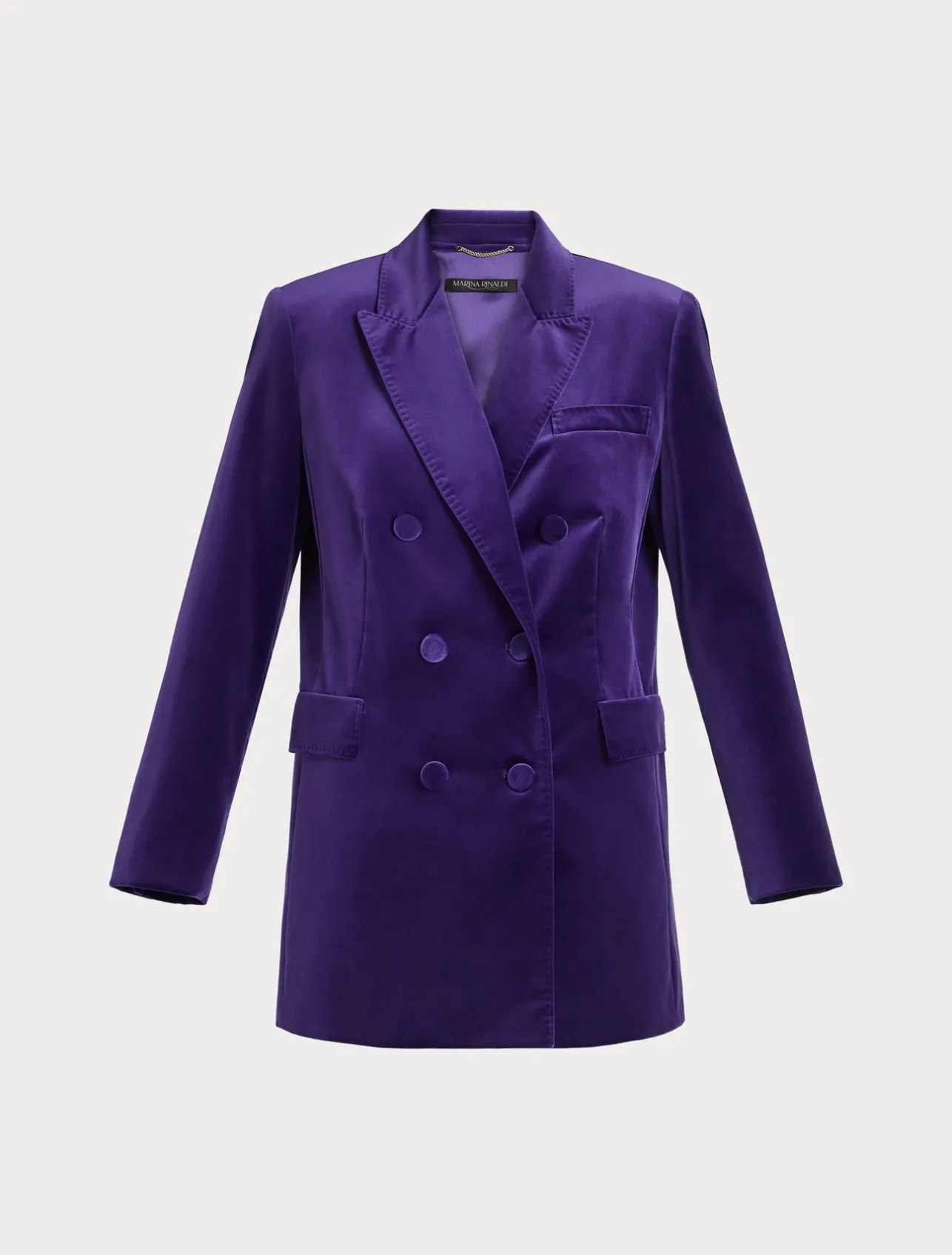 Clearance Marina Rinaldi Velvet blazer PURPLE