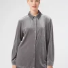 Hot Marina Rinaldi Velvet jersey shirt DARKGREY
