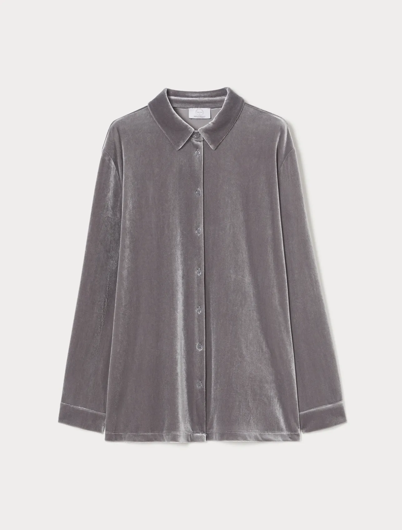 Hot Marina Rinaldi Velvet jersey shirt DARKGREY