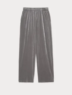 New Marina Rinaldi Velvet jersey trousers DARKGREY