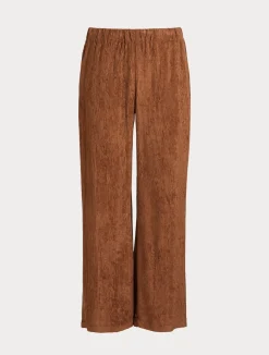 Online Marina Rinaldi Velvet trousers BROWN