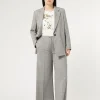 Hot Marina Rinaldi Viscose canvas trousers BLACK