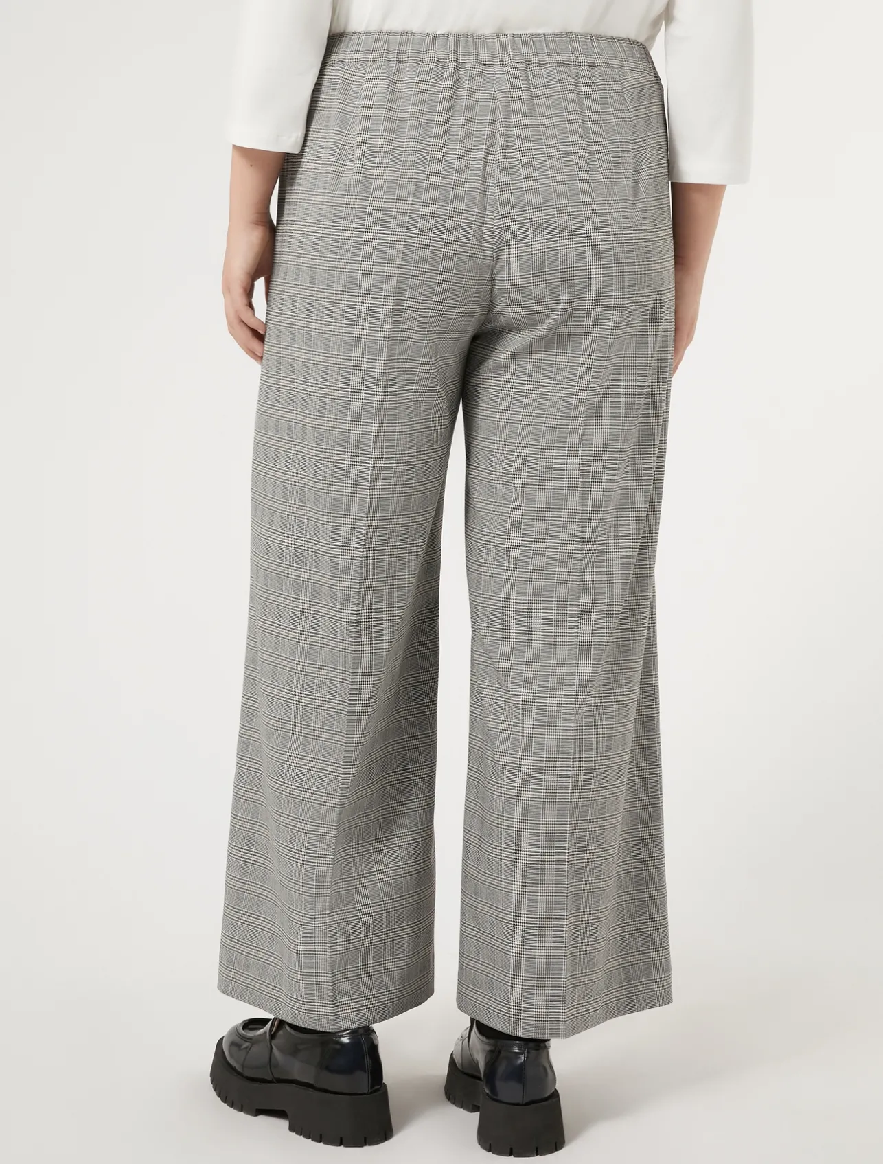 Hot Marina Rinaldi Viscose canvas trousers BLACK