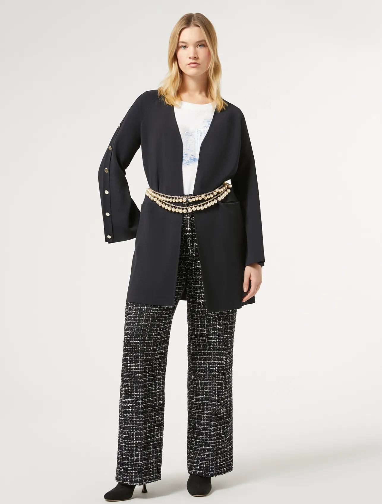 Discount Marina Rinaldi Viscose cardigan MIDNIGHTBLUE