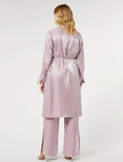 Clearance Marina Rinaldi Viscose duster coat PINK