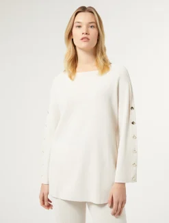 Best Marina Rinaldi Viscose jumper IVORY