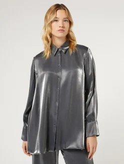 Best Marina Rinaldi Viscose shirt ULTRAMARINE