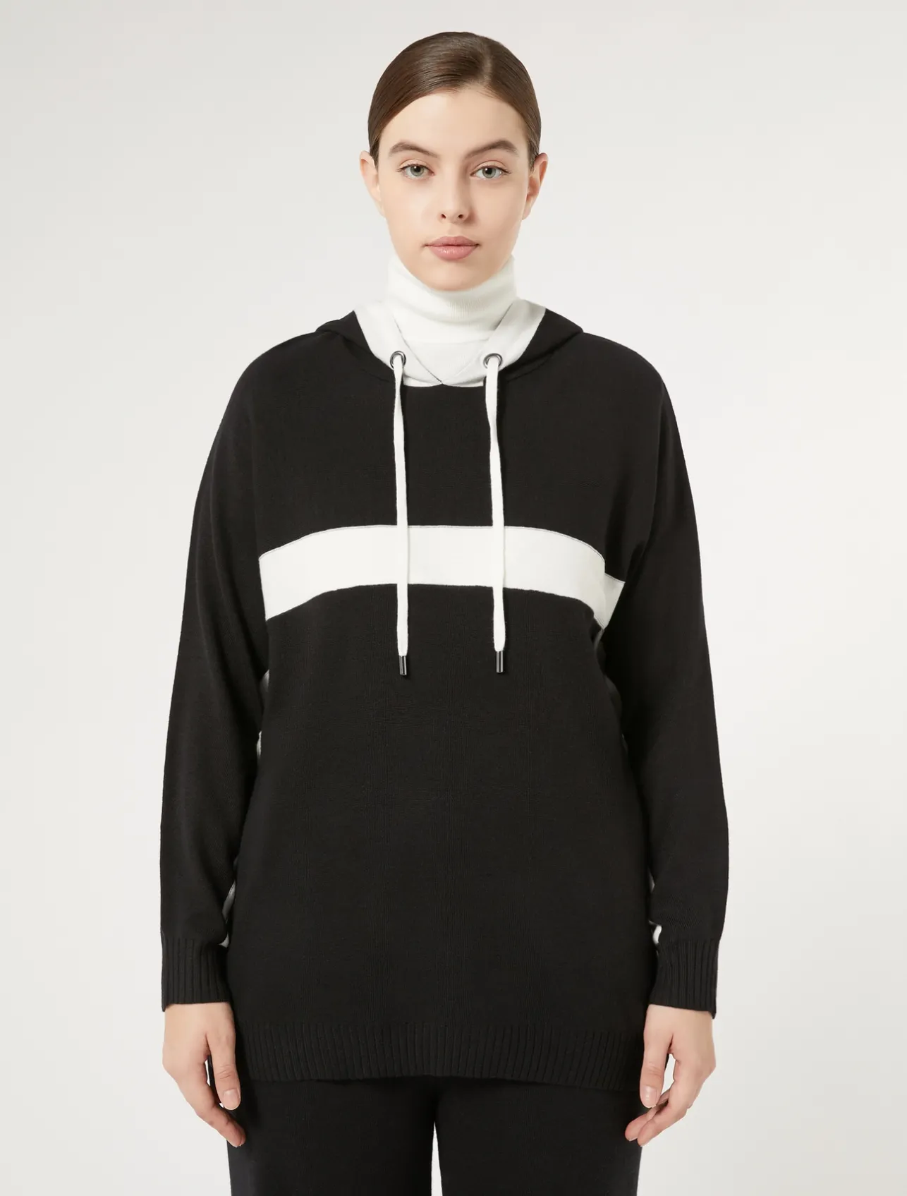 Clearance Marina Rinaldi Viscose sweater BLACK