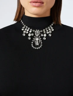 Online Marina Rinaldi Viscose sweater BLACK