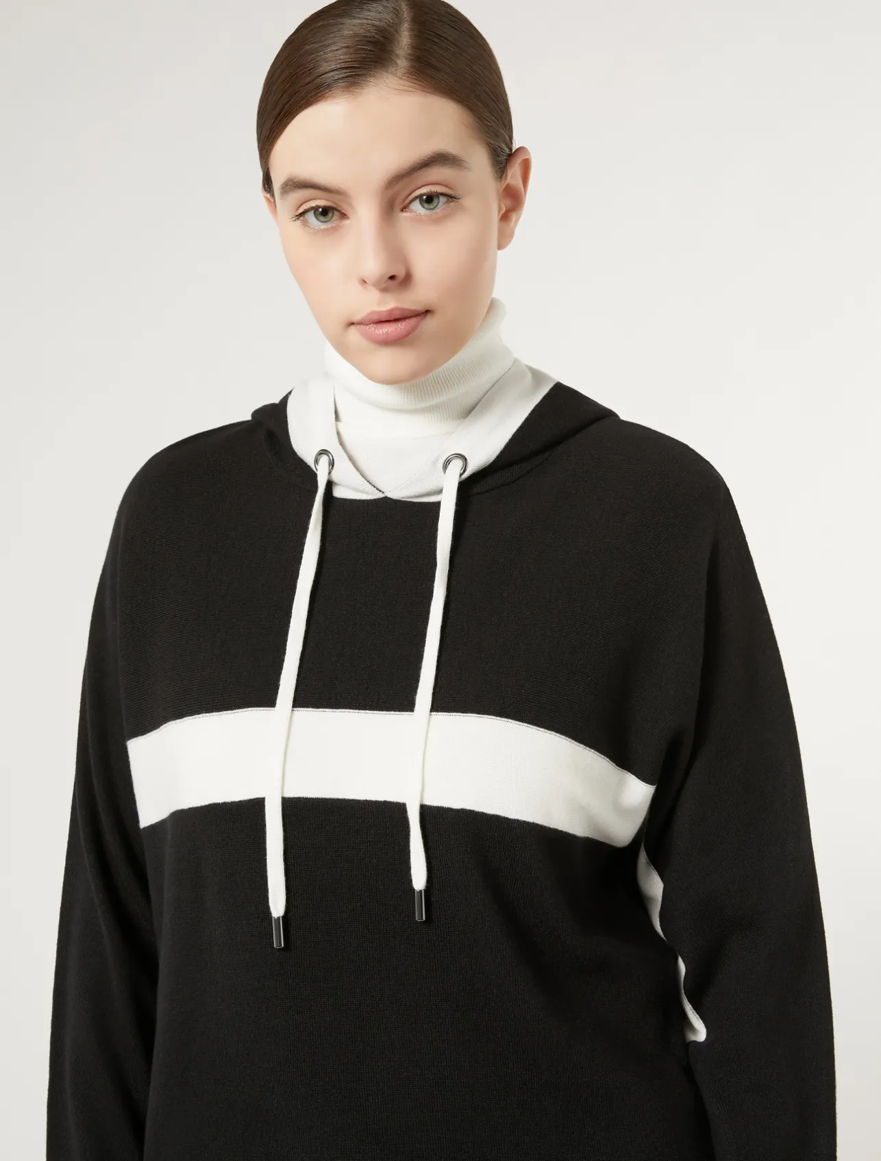 Clearance Marina Rinaldi Viscose sweater BLACK
