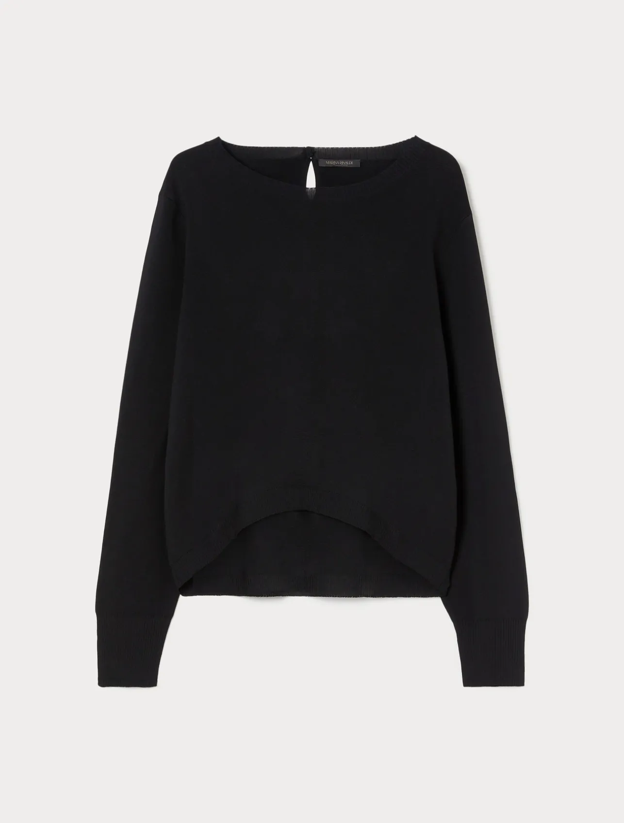 Hot Marina Rinaldi Viscose sweater BLACK